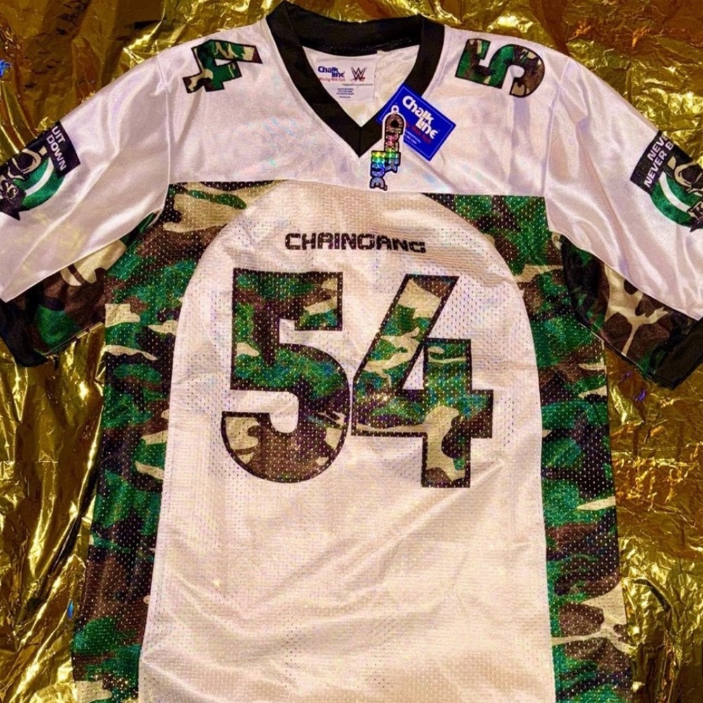 WWE John CENA RARE Chalkline Jersey Holographic Chalkline Authentication
